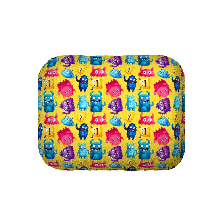 Леженка для собак кошек Waudog Relax Мохнатые монстры L 49x59x20 см Black (315-4050) - фото 3 Леженка для собак кошек Waudog Relax Мохнатые монстры L 49x59x20 см Black (315-4050) - фото 3