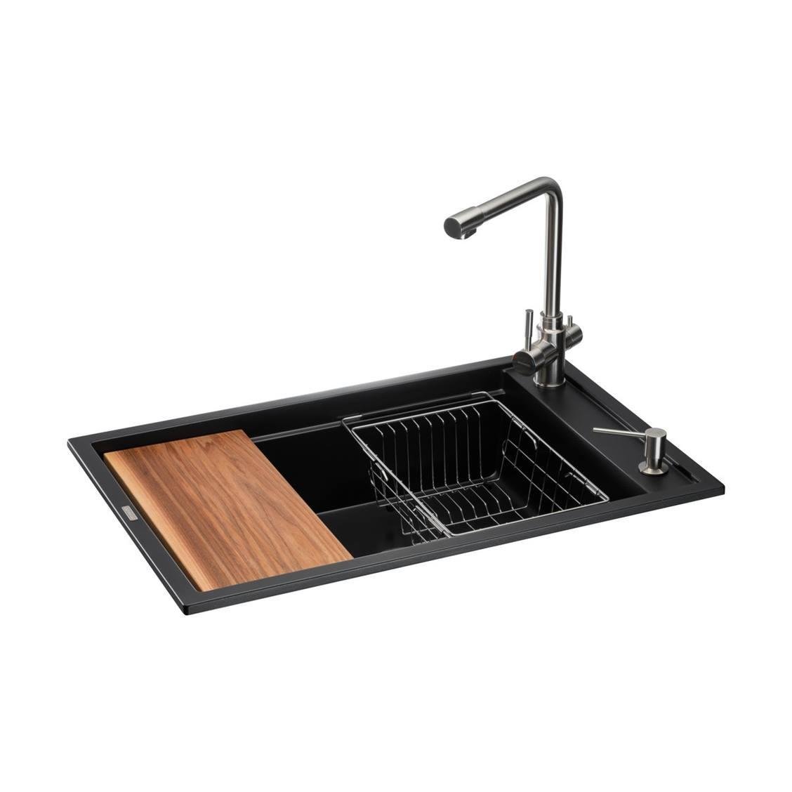 Кухонная станция Granado Optimal Estella Black shine (2384862787)