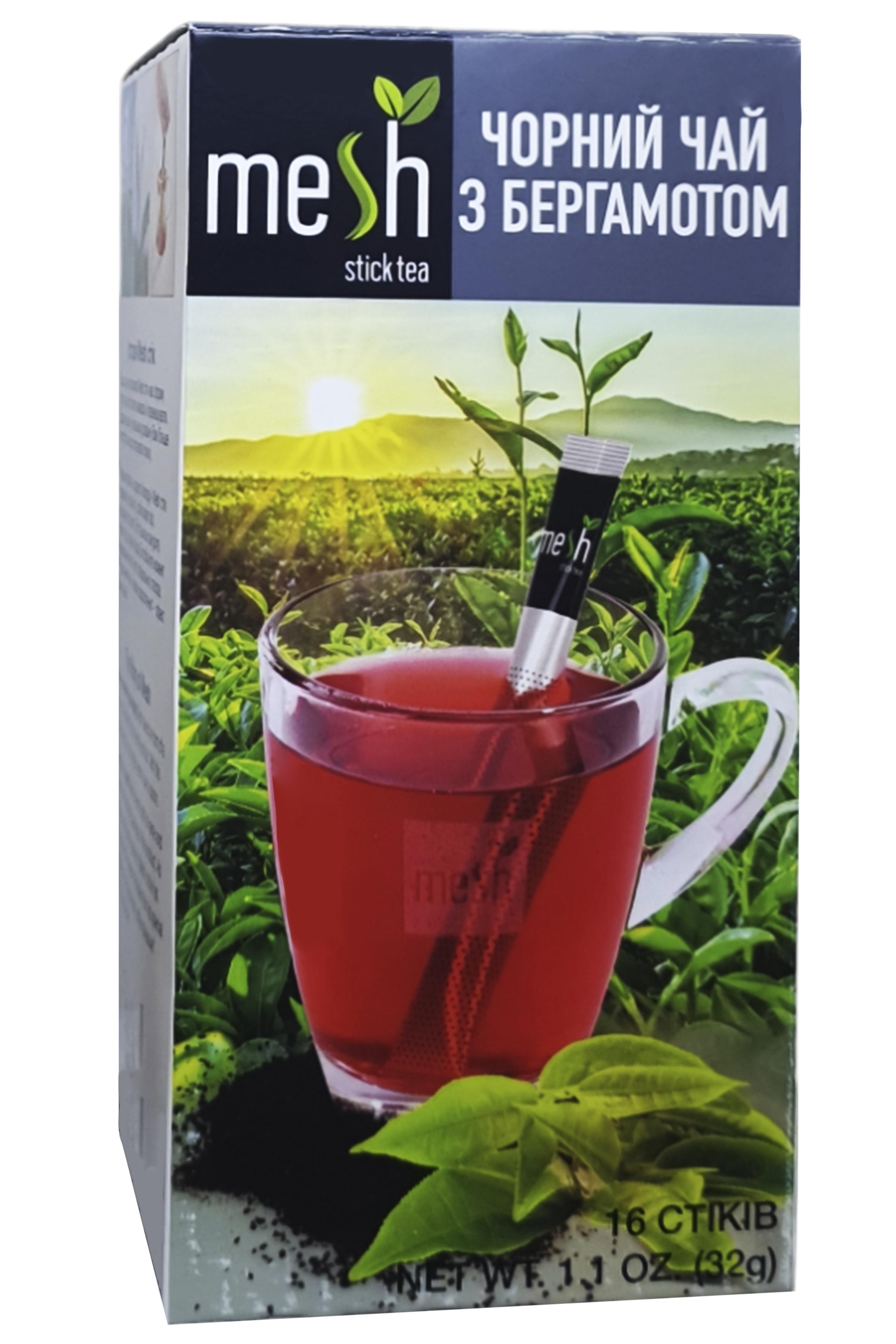 Чай Mesh чорный с бергамотом в пакетиках 16 шт. по 2 г (58417)
