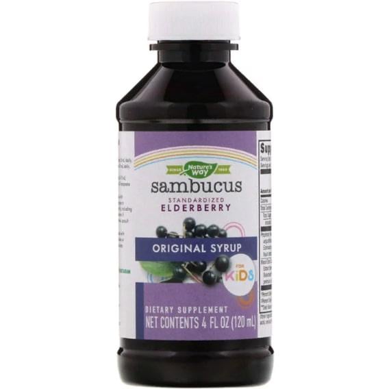 Бузина Nature's Way Original Sambucus for Kids Standardized Elderberry 4 fl oz 120 мл (NWY-06973)