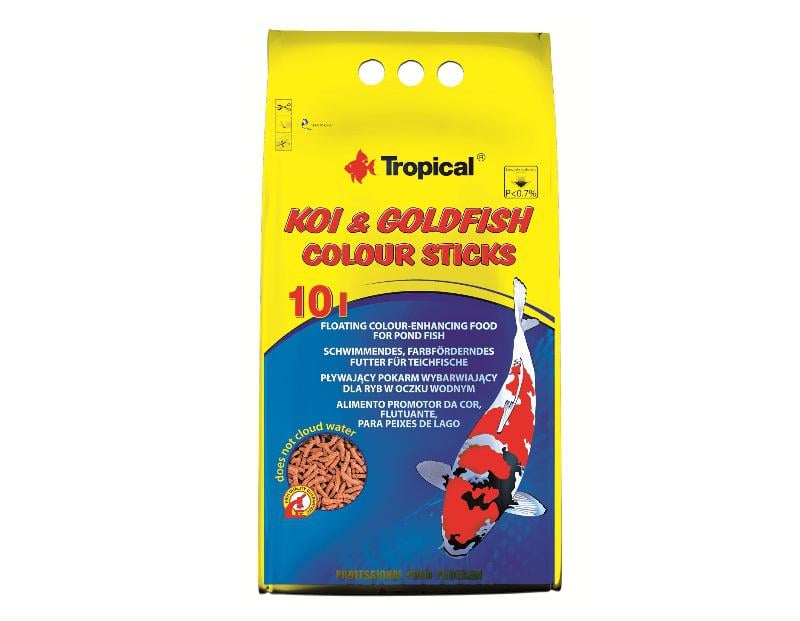 Корм Tropical Koi & Gold Color Sticks 10 л 800 г (40656)