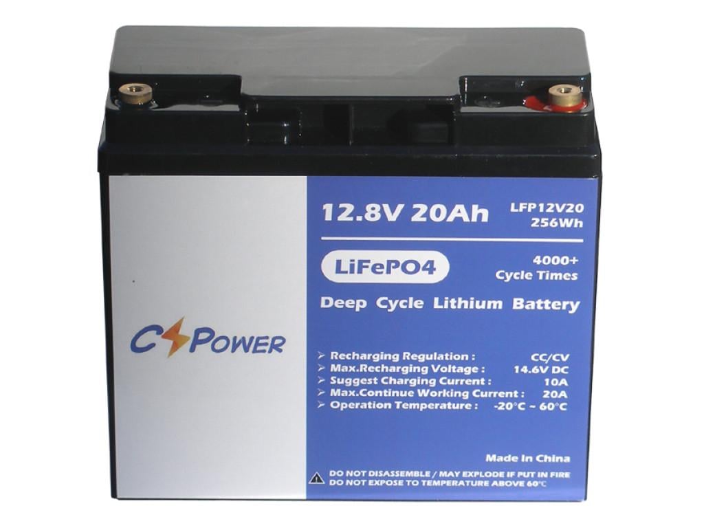 Аккумулятор LiFePo4 LFP12-20 CSPower 12,8 В 20 Аг 256 Вт