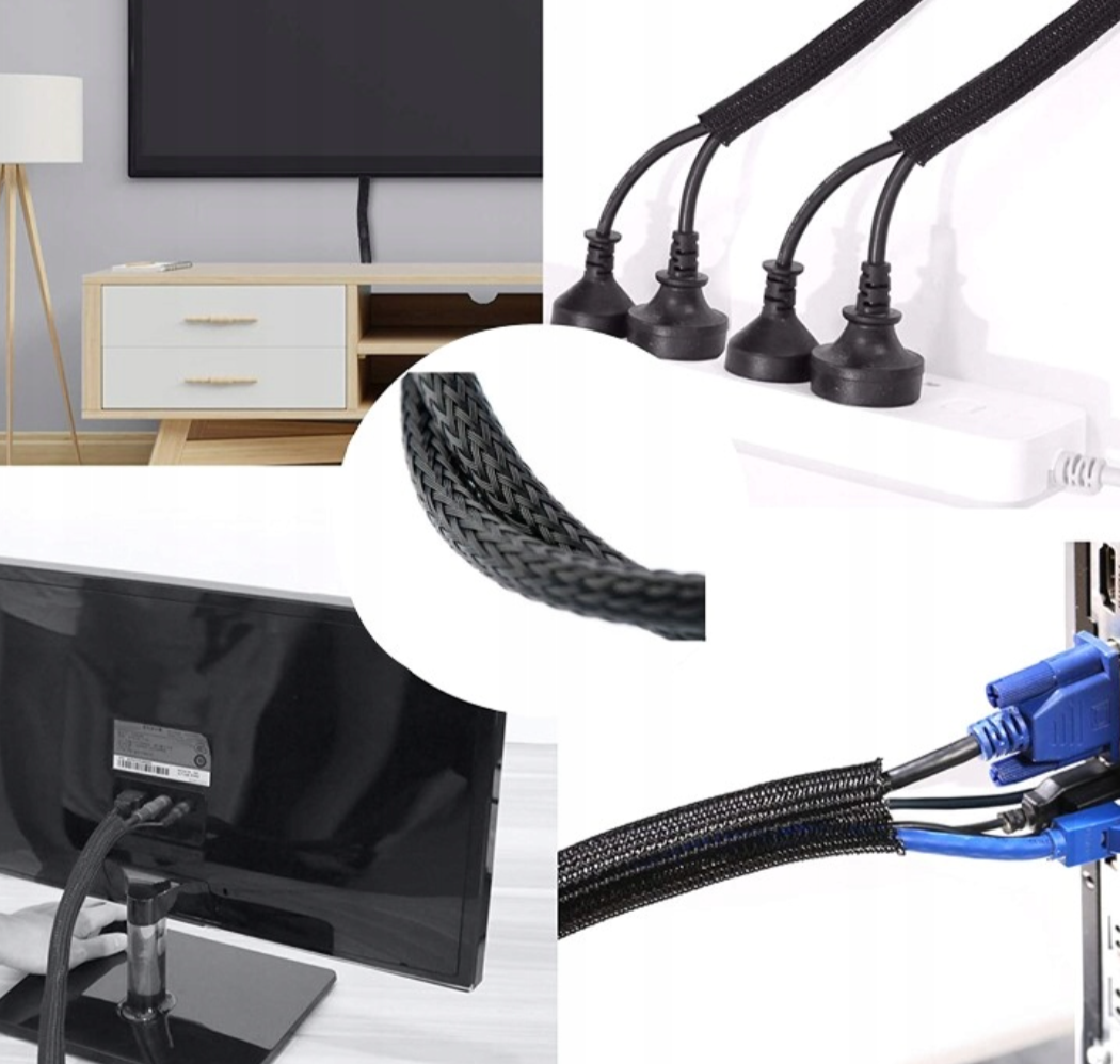 Кабельная оплетка защитная JDD Tech 6.6 полиамидное моноволокно Ø3-9 мм 10 м Черный (000049891) - фото 5 Кабельная оплетка защитная JDD Tech 6.6 полиамидное моноволокно Ø3-9 мм 10 м Черный (000049891) - фото 5