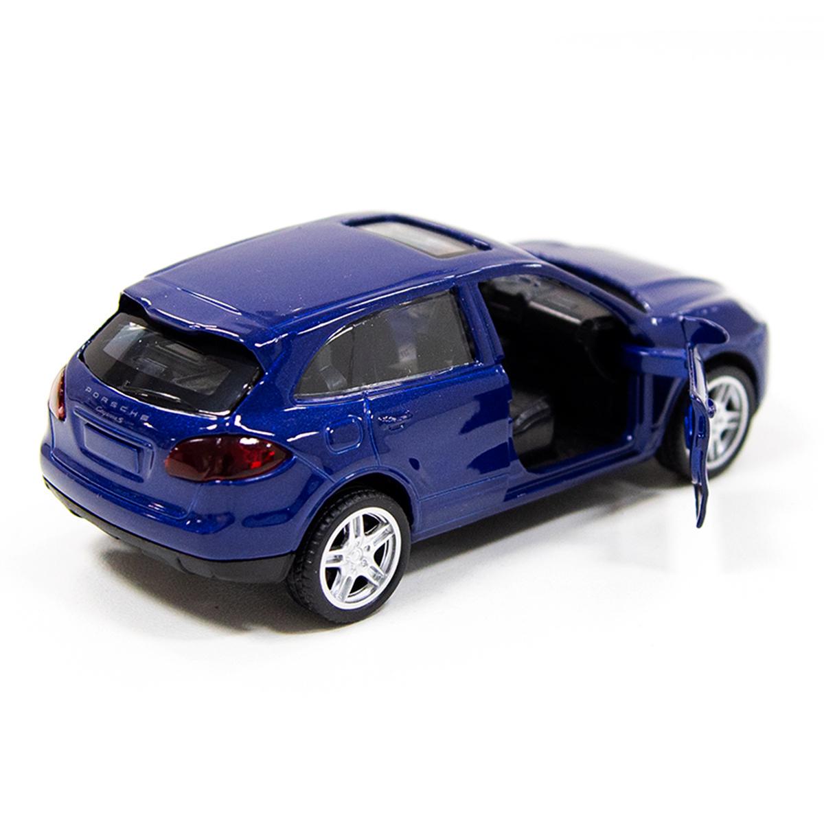 Автомодель игрушечная детская PORSCHE CAYENNE S Синий - фото 12