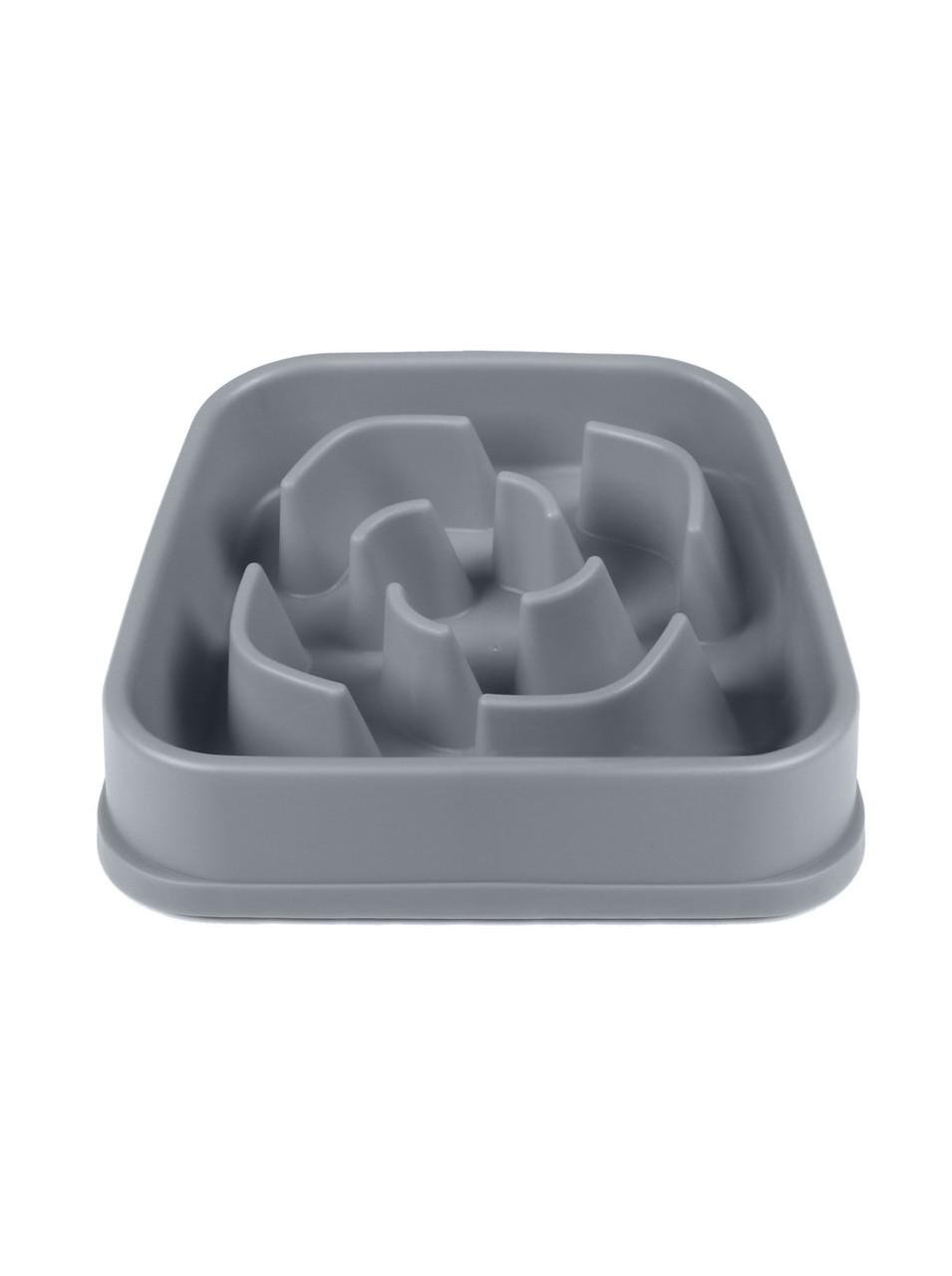 Миска для собак Dexas Slow Maze Feeder Dog Bowl для медленного кормления квадрат 960 мл Серый (PW304429)