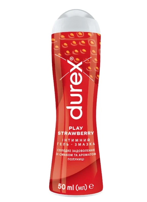 Лубрикант Durex Play Strawberry клубника 50 мл (000005334)