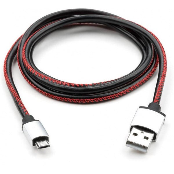 Кабель Vinga USB 2.0 AM to Micro 5P 1 м Black (VCPDCMLS1BK) - фото 2