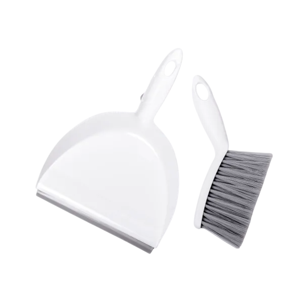 Комплект для уборки щетка и совок Cleaning Brush Белый (HP-45-10)