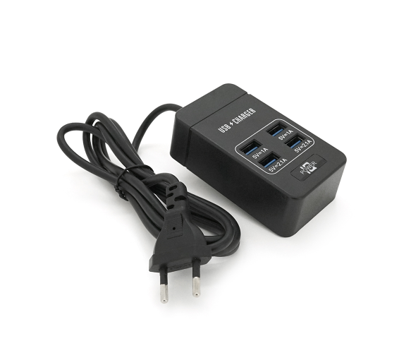 Удлинитель сетевой VOLTRONIC ТВ-Т05 4 USB 220V 2,1A 1,5 м Black (ТВ-Т05-Black)