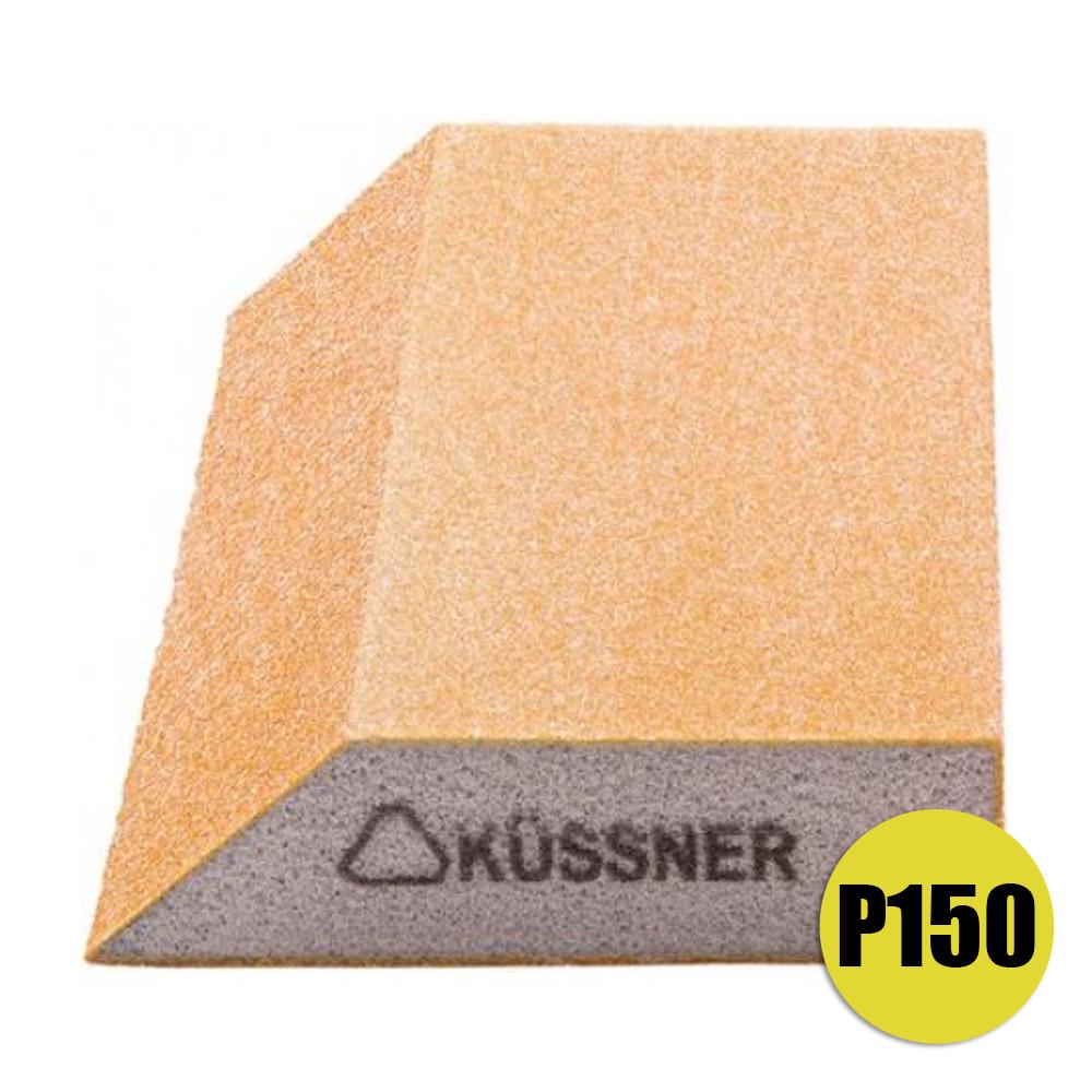 Брусок-губка шлифовальный Kussner Soft P150 трапеция эластичный 125x90x25 мм (1000-250150) - фото 2