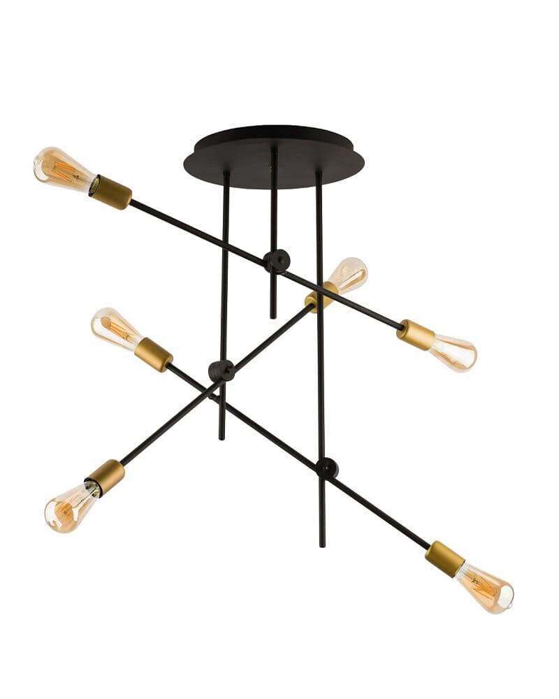 Люстра Nowodvorski Axis E27 6x60 Вт IP20 Bl (39297)