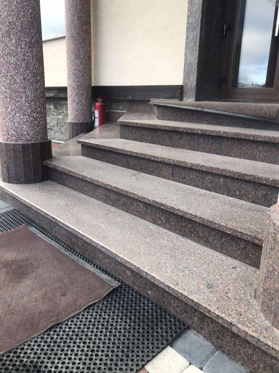 Сходи цілісні з граніту 1000х330х30 мм (25887459) - фото 6 Сходи цілісні з граніту 1000х330х30 мм (25887459) - фото 6