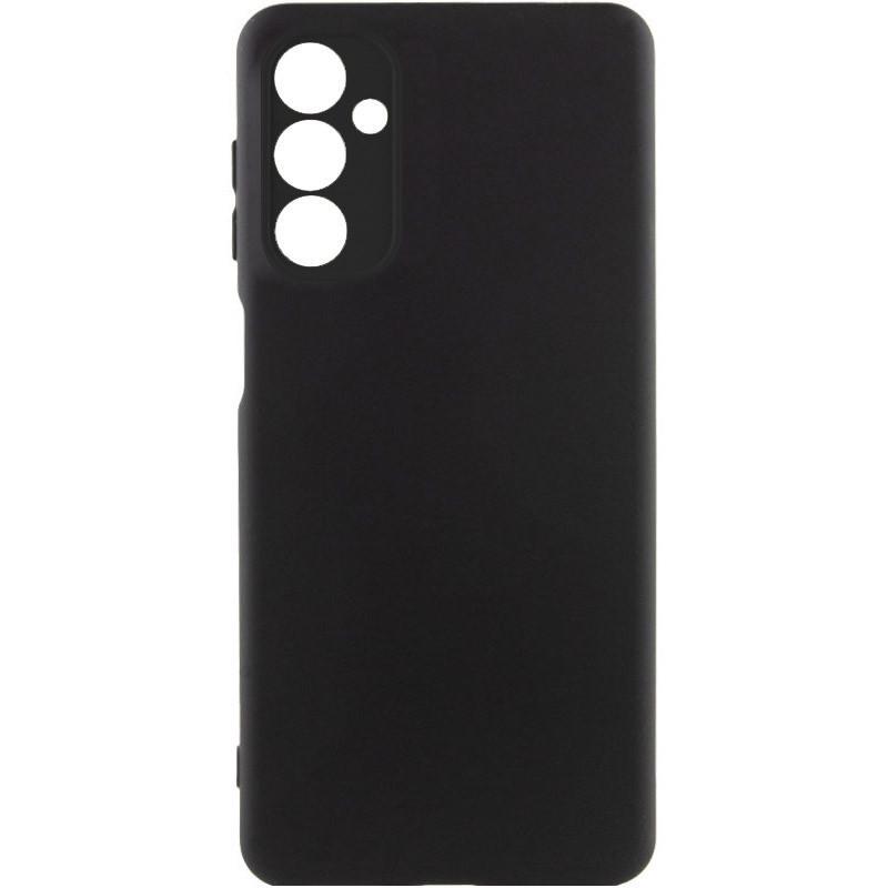 Противоударный чехол TPU GETMAN Liquid Silk Full Camera для Samsung Galaxy A26 5G Черный / Black