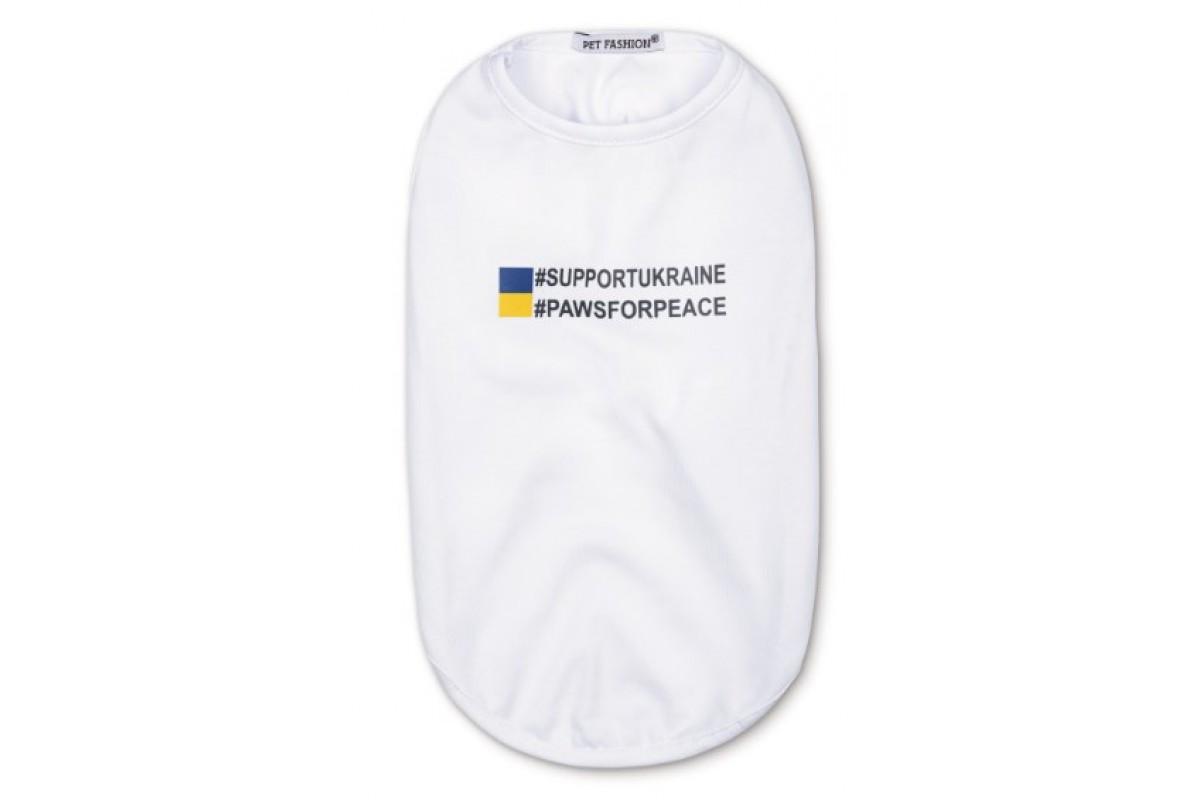 Борцовка Pet Fashion "UKRAINE" М2 Белый (PR242833)
