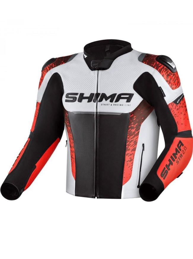 Мотокуртка SHIMA STR 2.0 L Black/White/Red (50714)