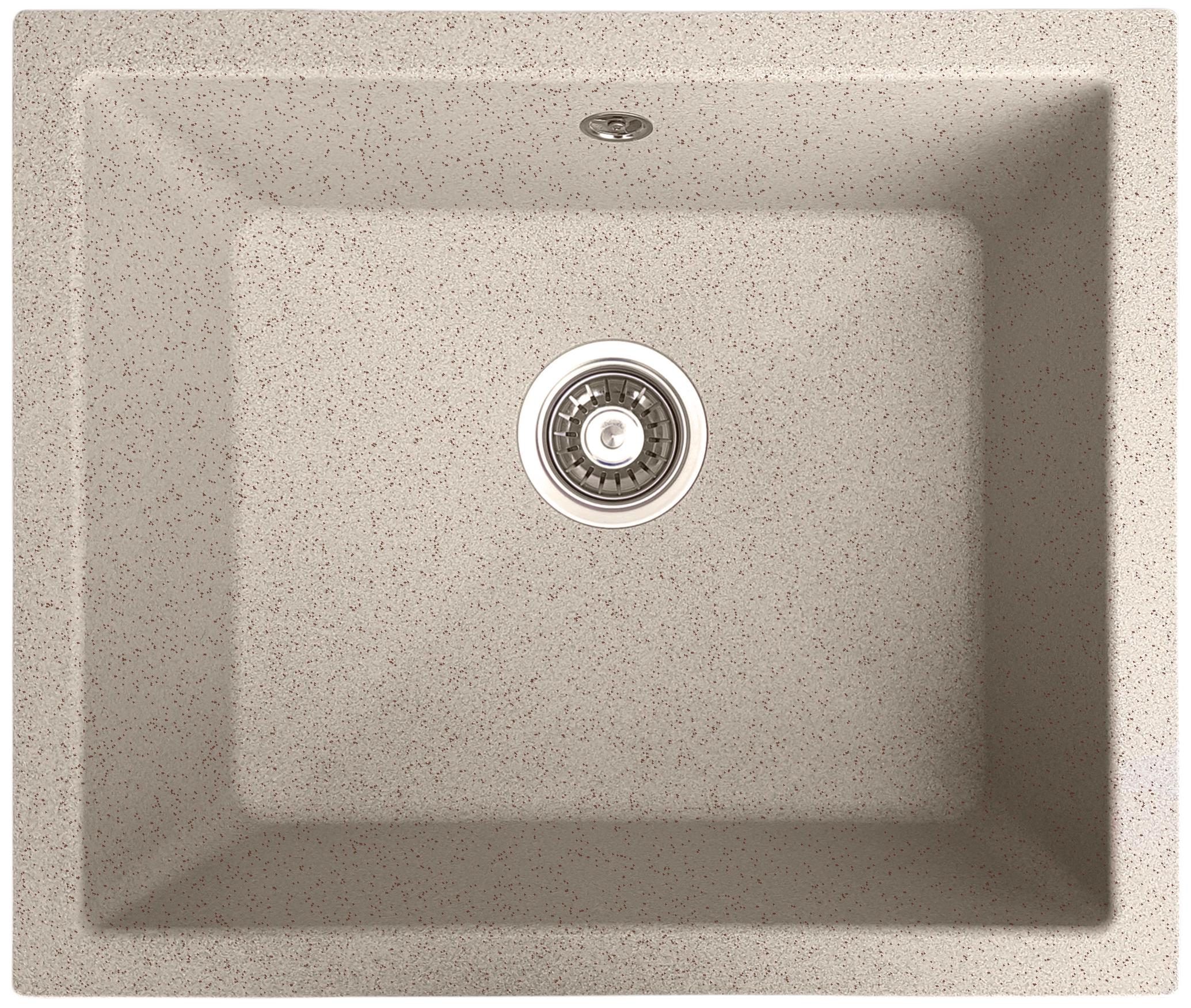 Кухонна гранітна мийка під стільницю Galati Mira U-540 Gri (802)