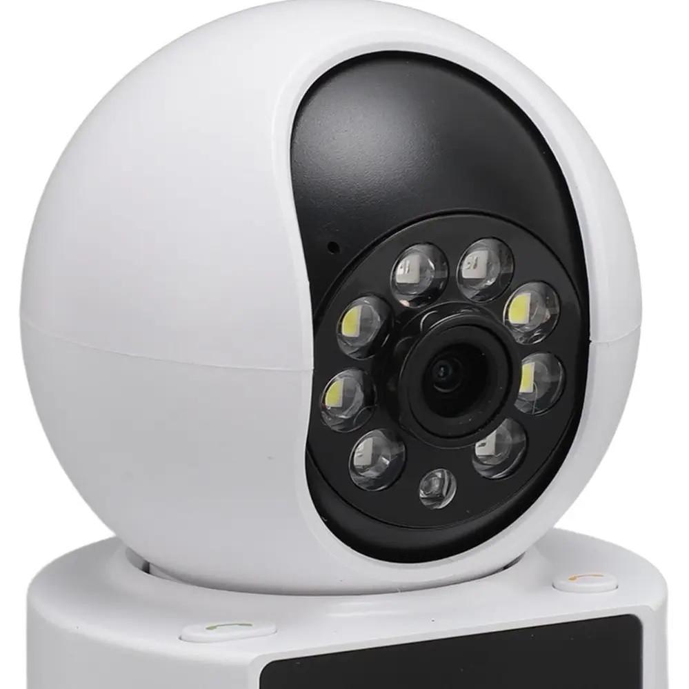 Камера відеоспостереження RIAS V1-20C IP iCSee APP 4MP з екраном 2,8" White (3_05466) - фото 5