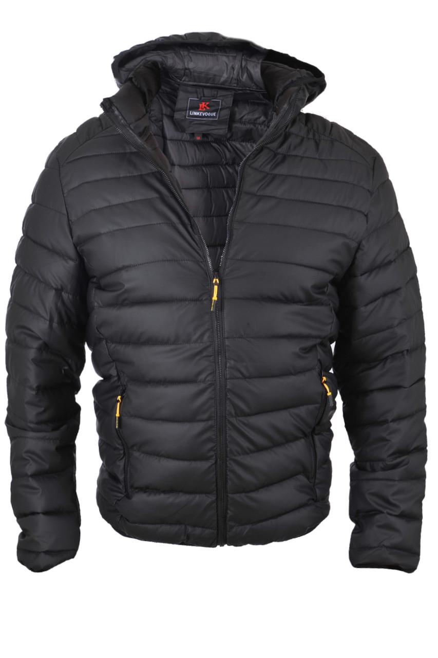 Куртка чоловіча єврозима Linkevogue 23-2367 Чорний (23-2367_43_54)