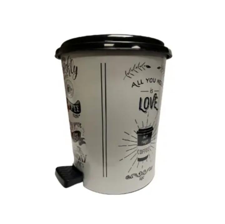 Ведро для мусора с педалью 5,5 л (4142)