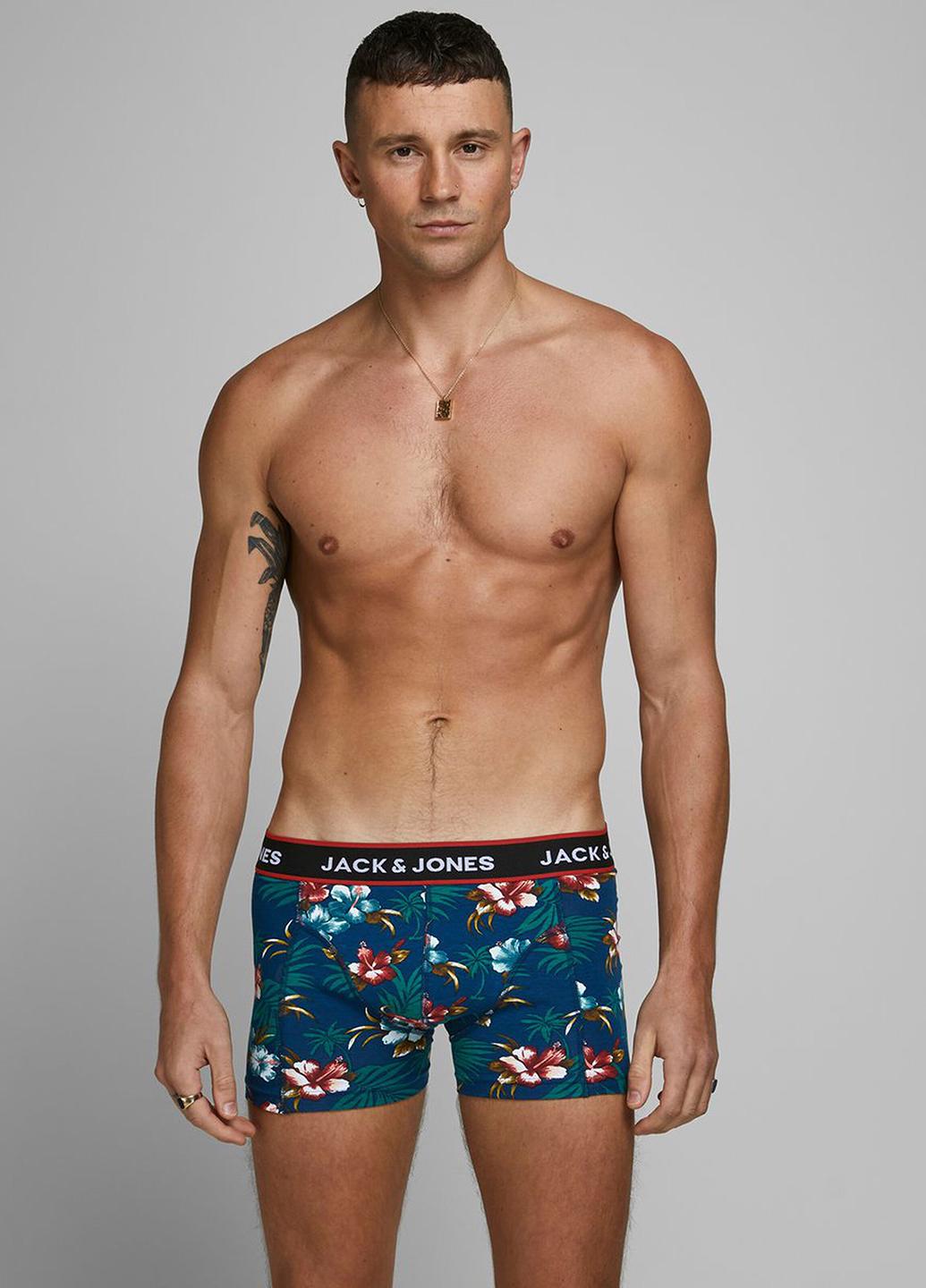 Трусы мужские Jack & Jones L Темно-синий (12171253b49)
