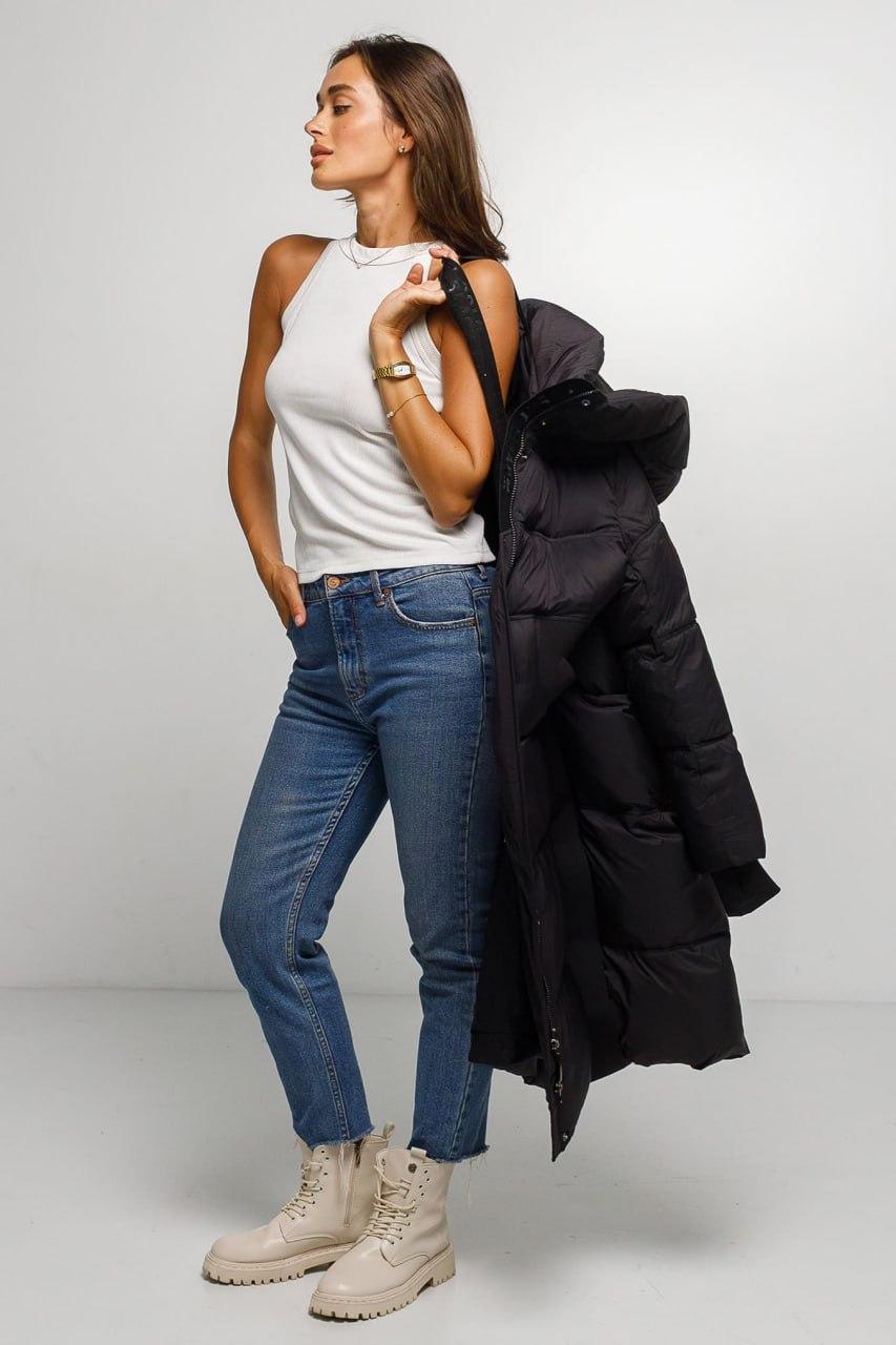 Куртка-пуховик жіноча M Чорний (23352/M) - фото 9 Куртка-пуховик жіноча M Чорний (23352/M) - фото 9