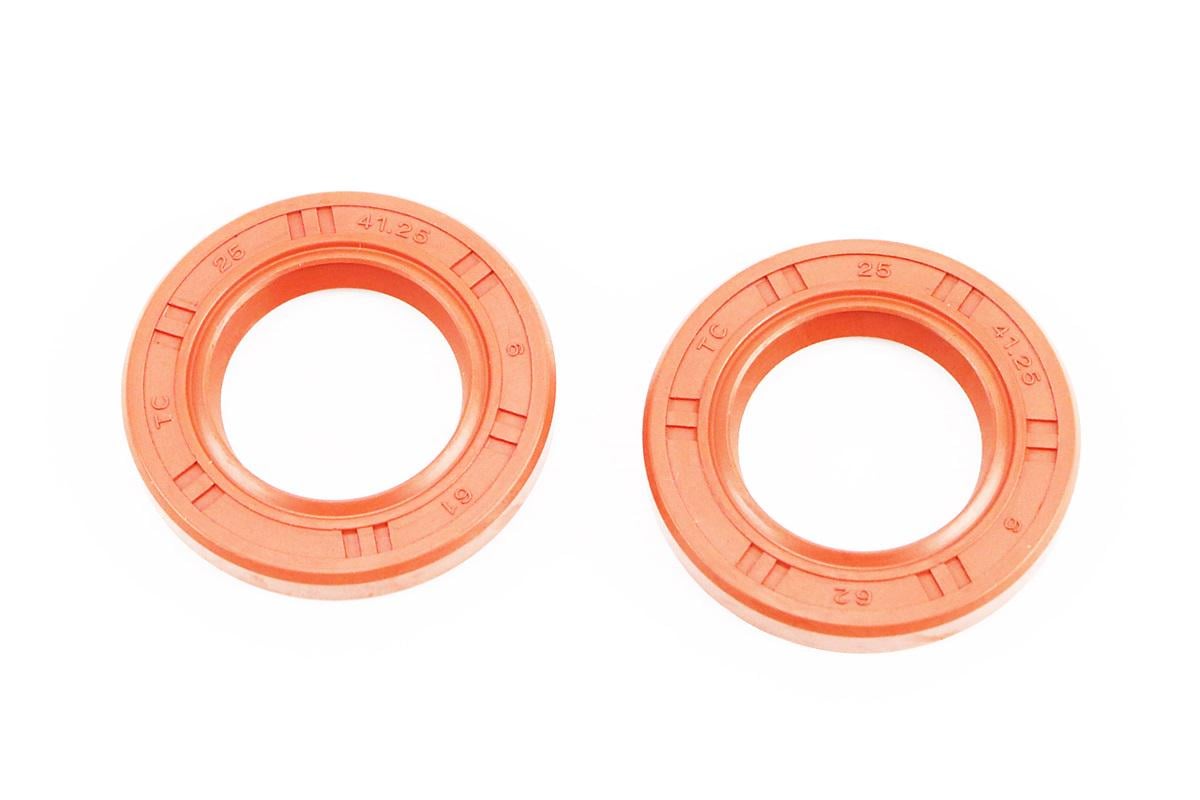 Сальник 25x41,25x6 мм 2 шт. Коричневый к двигателям 168F/170F (207531)