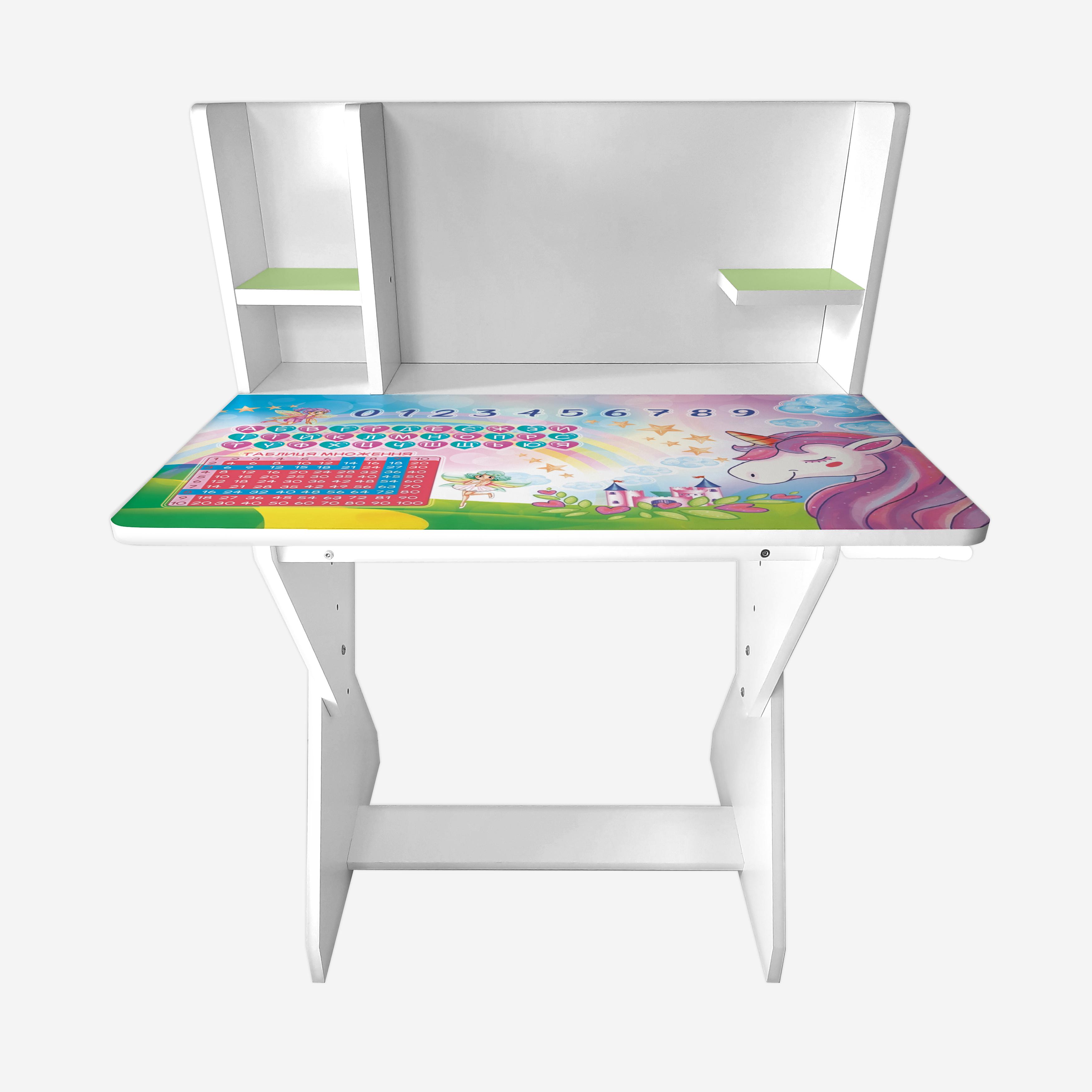 Парта зі стільчиком Єдиноріг П03 зі збільшеною стільницею (251120) - фото 2