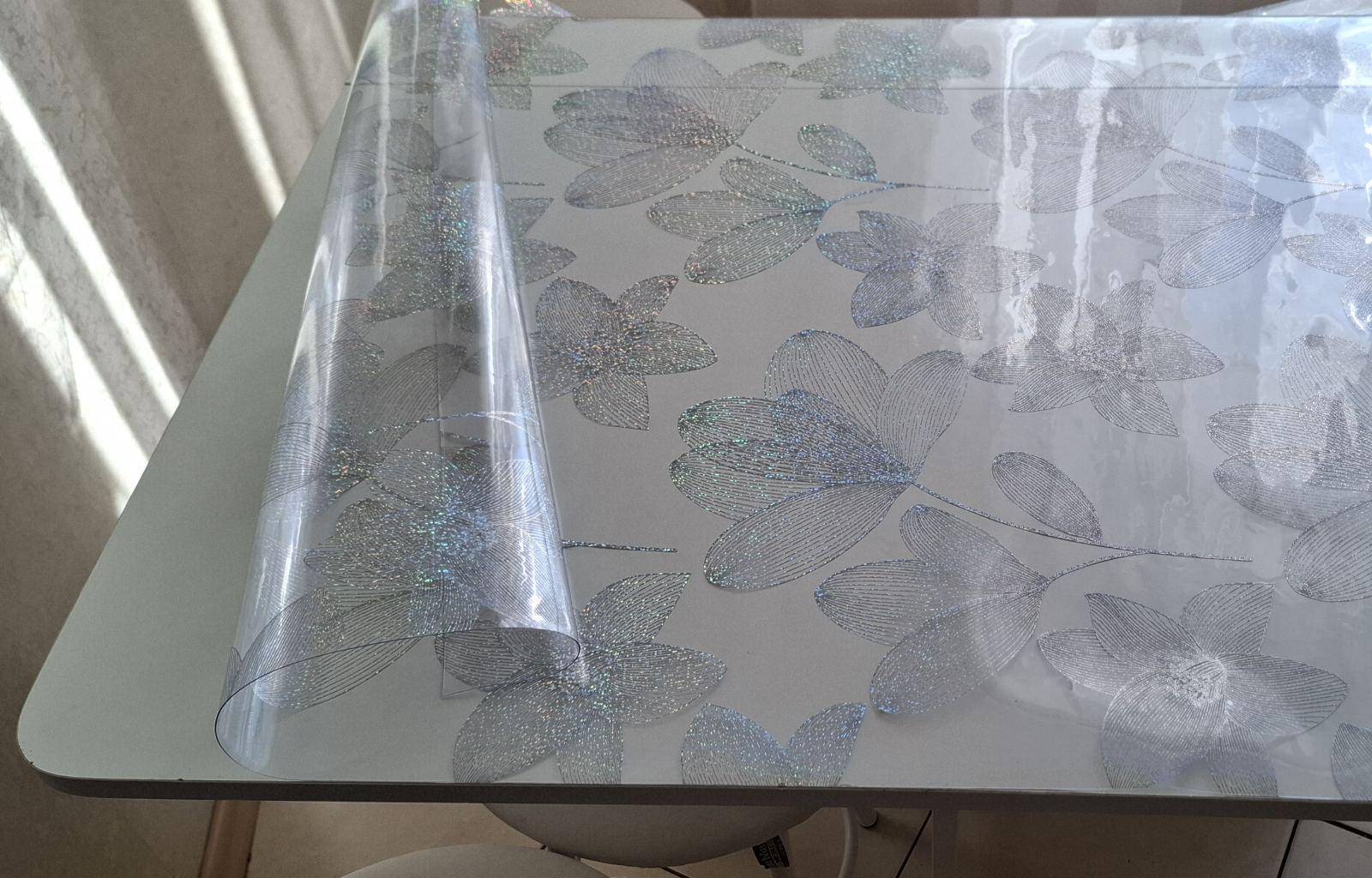 Мягкое стекло лазер Oncu Grup 600 мкм 80х70 см Прозрачный (5707-В) - фото 2