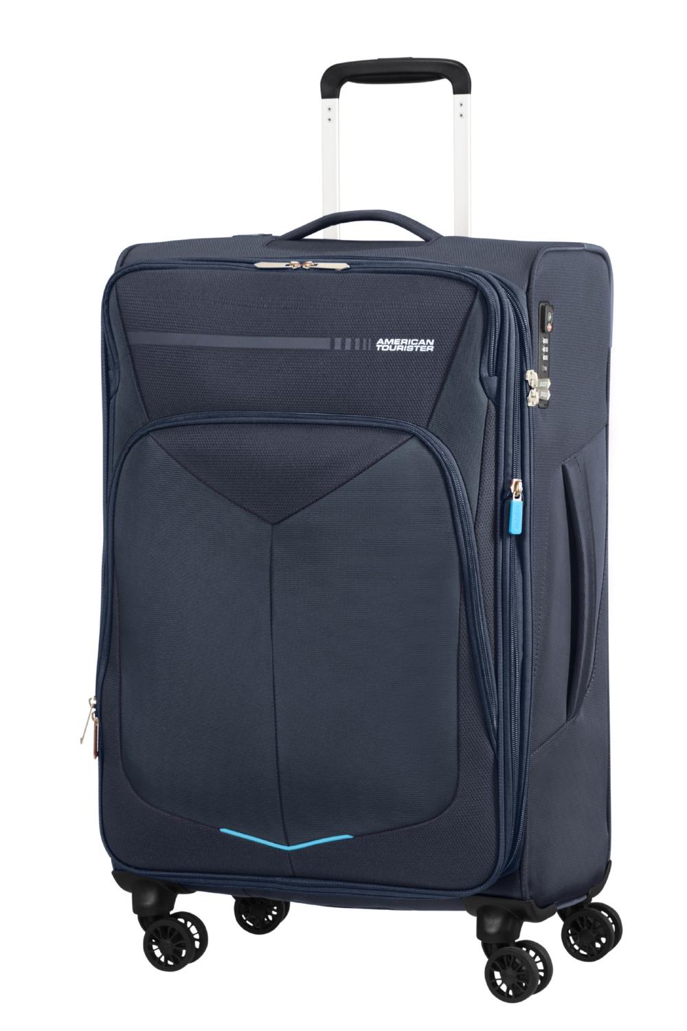 Валіза з розширенням American Tourister Summerfunk 67,5x42x27,5/29,5 см Темно-синій (78G-41004) - фото 3