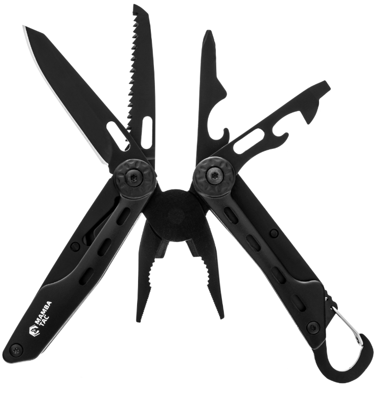 Мультитул Mamba Tac Axe Bright 10в1 Черный (MBT-BRT)