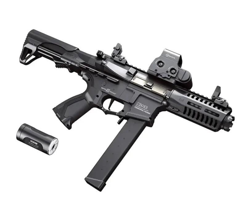 Игрушечный премиальный электрический гидрогелевый автомат ARP9 на орбизах с подсветкой трассером (2629295405)
