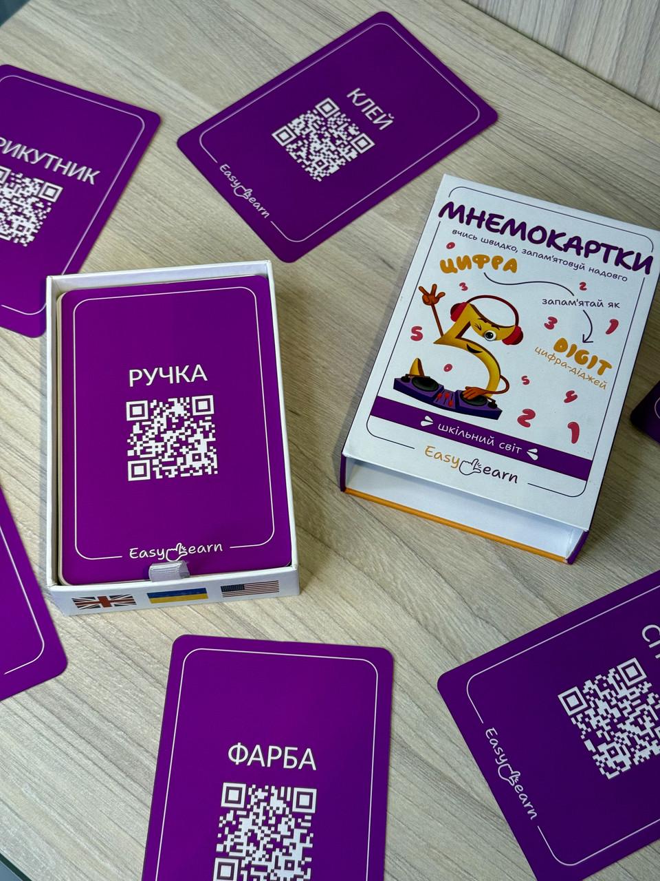 Мнемокарты EasyLearn Выпуск 4 Школьный мир (EL-SW1) - фото 3 Мнемокарты EasyLearn Выпуск 4 Школьный мир (EL-SW1) - фото 3