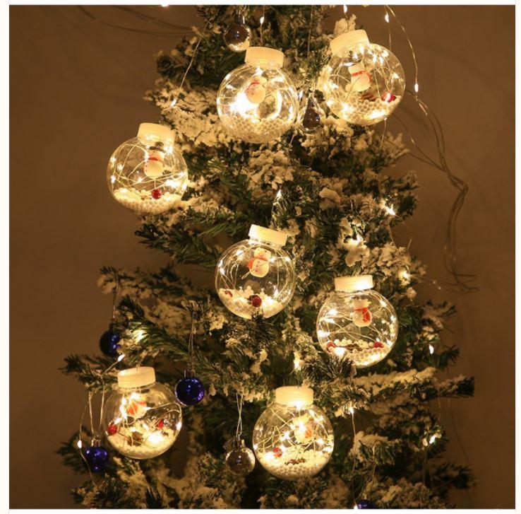 Гирлянда Xmas M-1 Copper Curtain Ball Lamp 7257 Снеговик Multi - фото 5