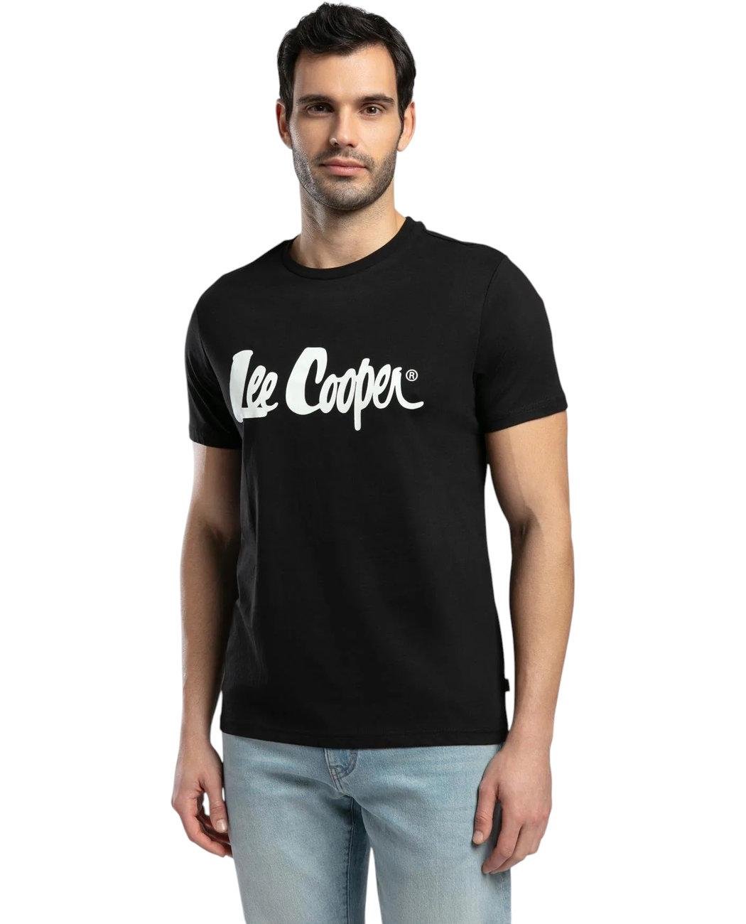 Футболка чоловіча Lee Cooper London 252LCM242001.8101 XXL Чорний (8682272620456)