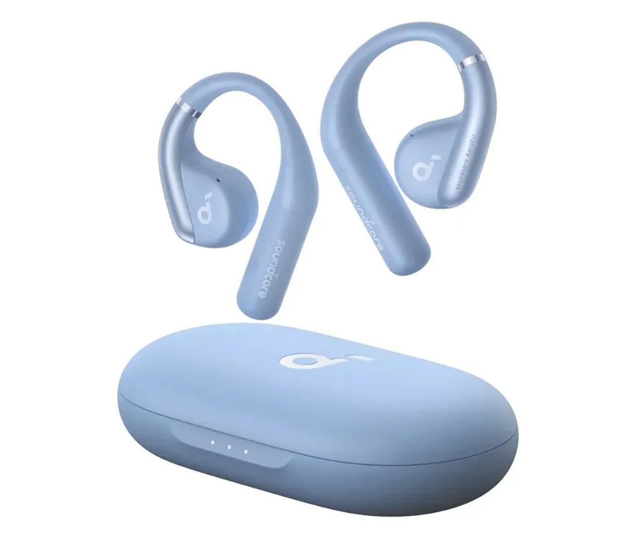 Навушники TWS Anker Soundcore Aerofit Blue-Gray