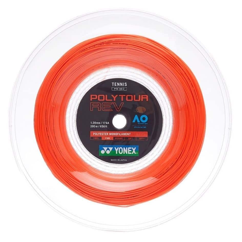 Бабіна Yonex Poly Tour Rev PTRBOR-200 200 м 1,25 мм Bright Orange