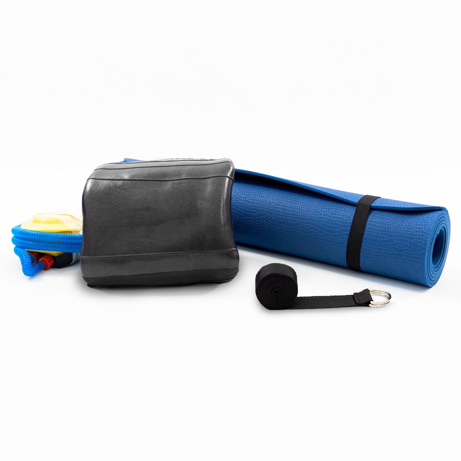 Килимок для йоги та фітнесу OSPORT Set 96 фітбол 75 см та ременем для розтяжки та йоги Синьо-чорний (n-0126) - фото 2 Килимок для йоги та фітнесу OSPORT Set 96 фітбол 75 см та ременем для розтяжки та йоги Синьо-чорний (n-0126) - фото 2