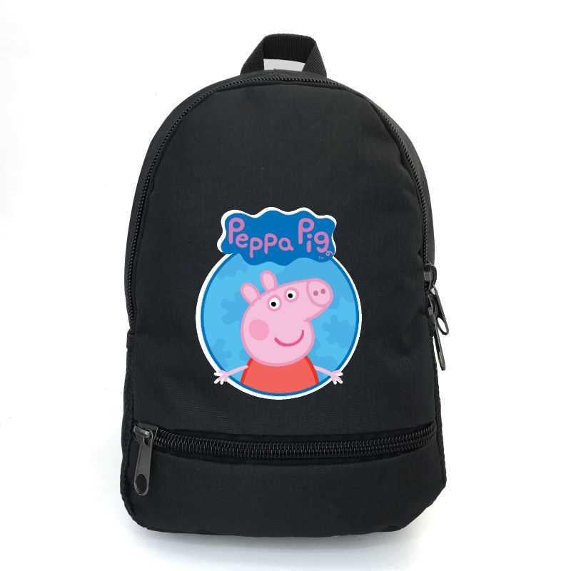 Школьный рюкзак подростковый Cappucino Toys Свинка Пеппа PIG 0010 12,5 л Черный (1670545666)