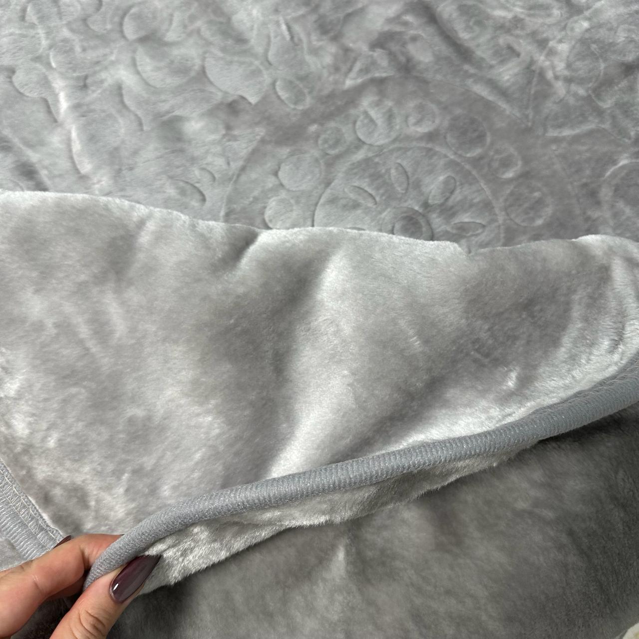 Покрывало на кровать акриловое 200x230 см Серый (P-акрил-9) - фото 6 Покрывало на кровать акриловое 200x230 см Серый (P-акрил-9) - фото 6