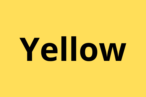 Yellow Yellow