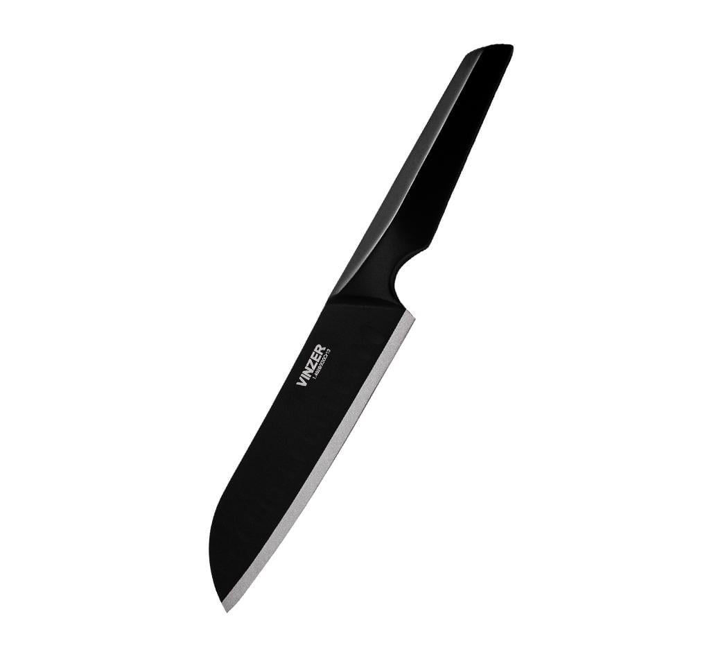 Ніж Santoku Vinzer Geometry Nero Line 17,8 см (89302)