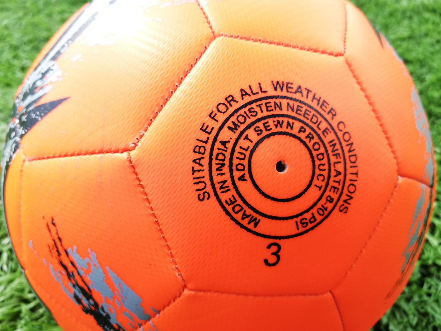 Футбольний м'яч Yakima Sport р. 3 Помаранчевий (425086) - фото 3 Футбольний м'яч Yakima Sport р. 3 Помаранчевий (425086) - фото 3