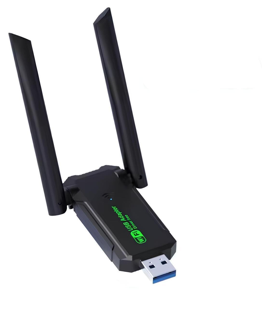Адаптер USB Wi-Fi AC1200 Wi-Fi5 USB 3.0 5Ггц 2,4 Ггц 2 антени (2859669013)