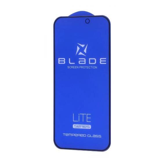 Защитное стекло BLADE LITE Series Full Glue для телефона iPhone 15 Pro black (556230001)