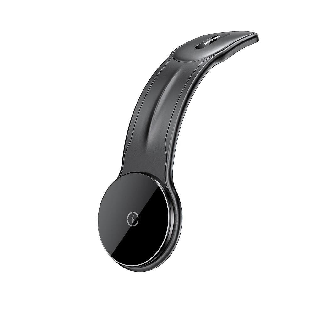Держатель для телефонов в машину с БЗП Acefast D21 Velcro in-car wireless charging holder Black (19415)