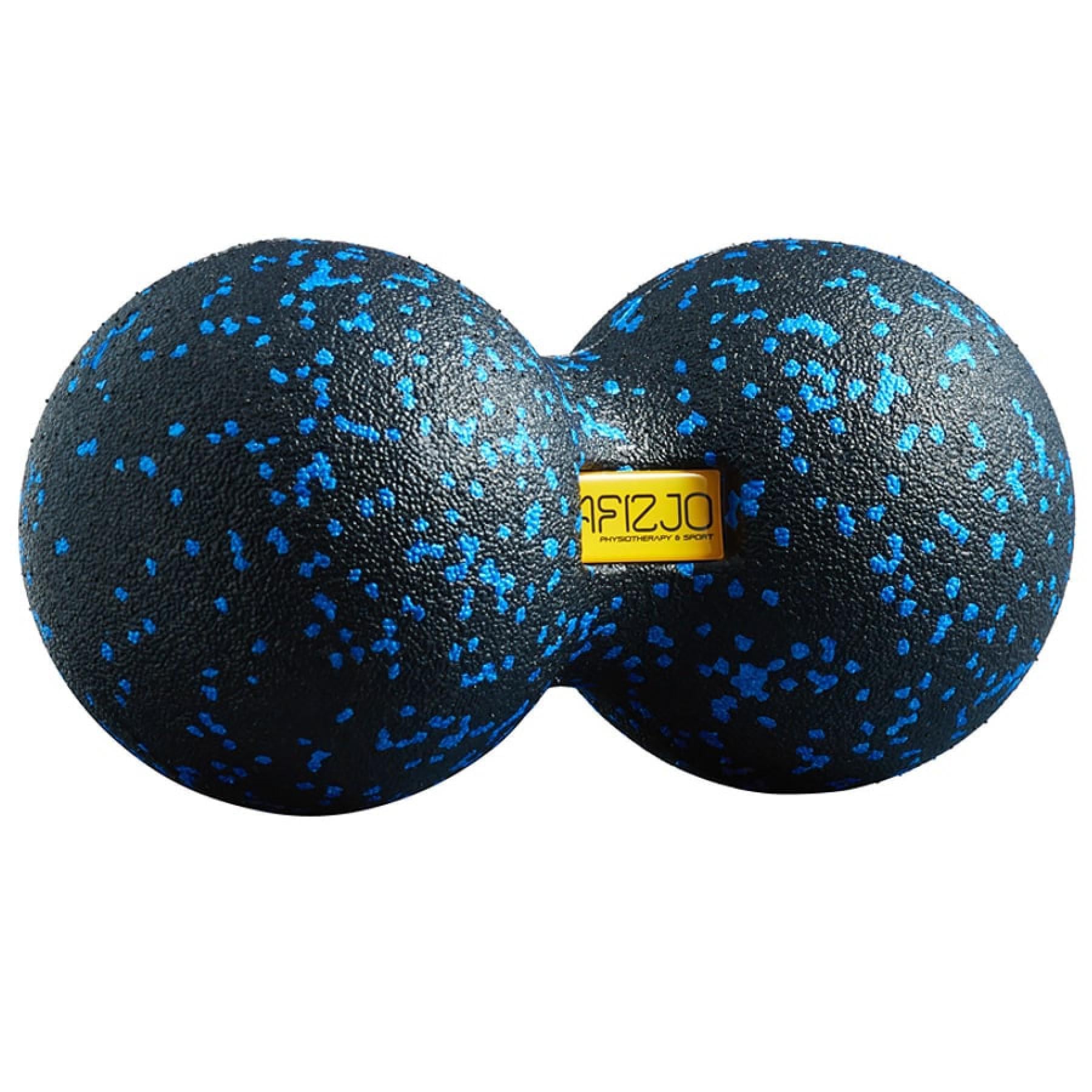 Массажный мяч двойной 4FIZJO EPP DuoBall 12 см Black/Blue (20732)