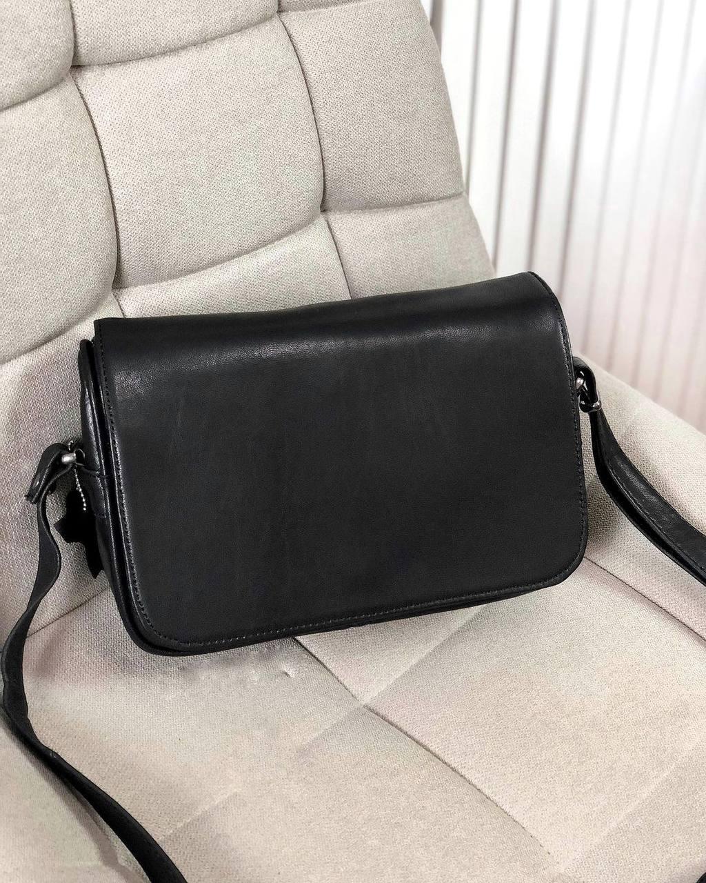 Сумка женская натуральная кожа Черный (110022)