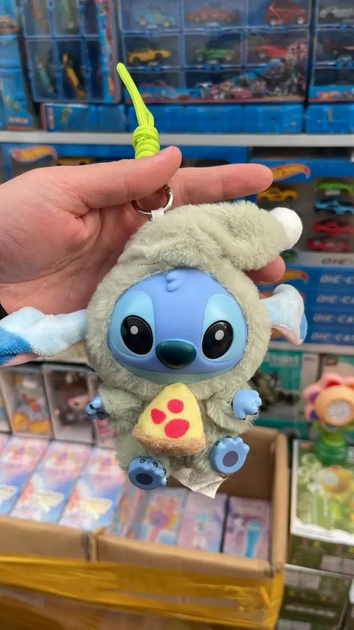 Мягкая игрушка сюрприз POP MART Стич Лабубу брелок 15 см (labubu stich) - фото 6 Мягкая игрушка сюрприз POP MART Стич Лабубу брелок 15 см (labubu stich) - фото 6