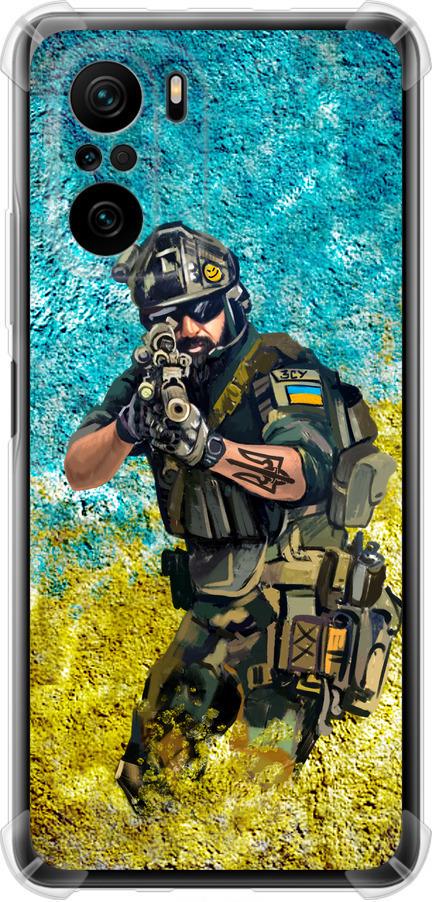 Чехол на Xiaomi Poco F3 Воин ЗСУ (5311sp-2280-42517)