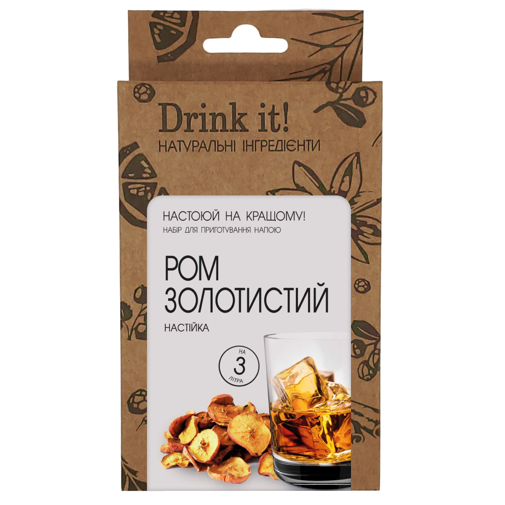 Набор для настаивания Drink it Ром золотистый (23689334) Набор для настаивания Drink it Ром золотистый (23689334)